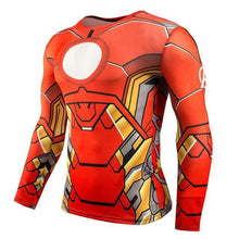 Load image into Gallery viewer, Long Sleeve Crossfit 3D Superman T Shirt