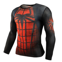 Load image into Gallery viewer, Long Sleeve Crossfit 3D Superman T Shirt