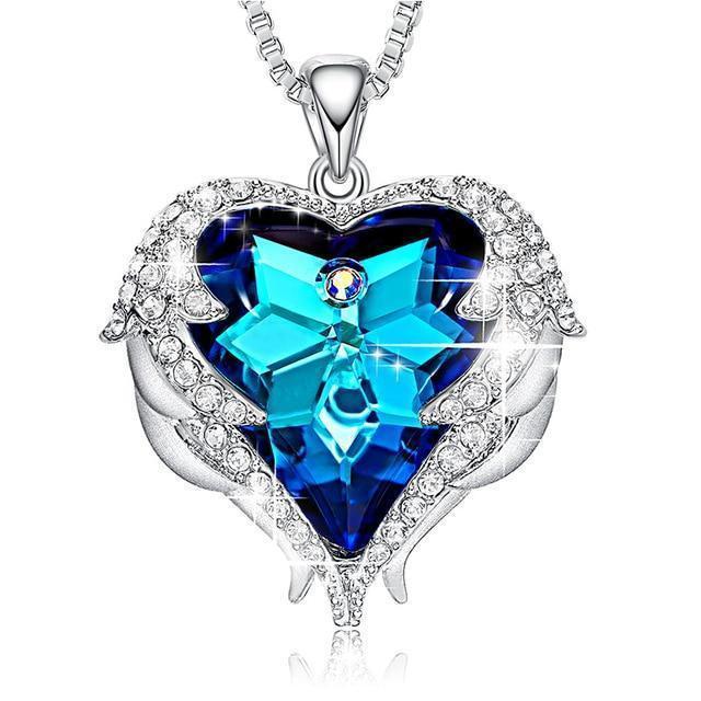 Rhinestone Luxury Heart Necklace