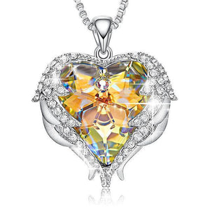 Rhinestone Luxury Heart Necklace