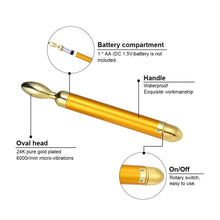 Load image into Gallery viewer, GOLDLIFTER™ : 24k Gold Face Lifting Roller Massager