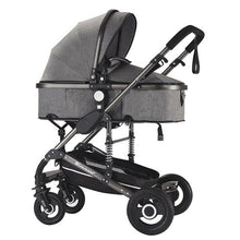 Load image into Gallery viewer, LUXURY BABY STROLLER 3 IN 1 WITH CAR SEAT