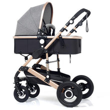 Load image into Gallery viewer, LUXURY BABY STROLLER 3 IN 1 WITH CAR SEAT