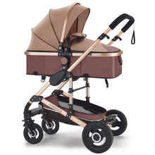 Load image into Gallery viewer, LUXURY BABY STROLLER 3 IN 1 WITH CAR SEAT